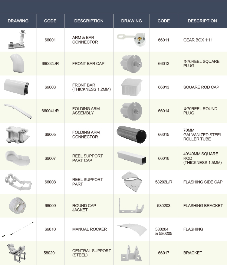 A500 Awning