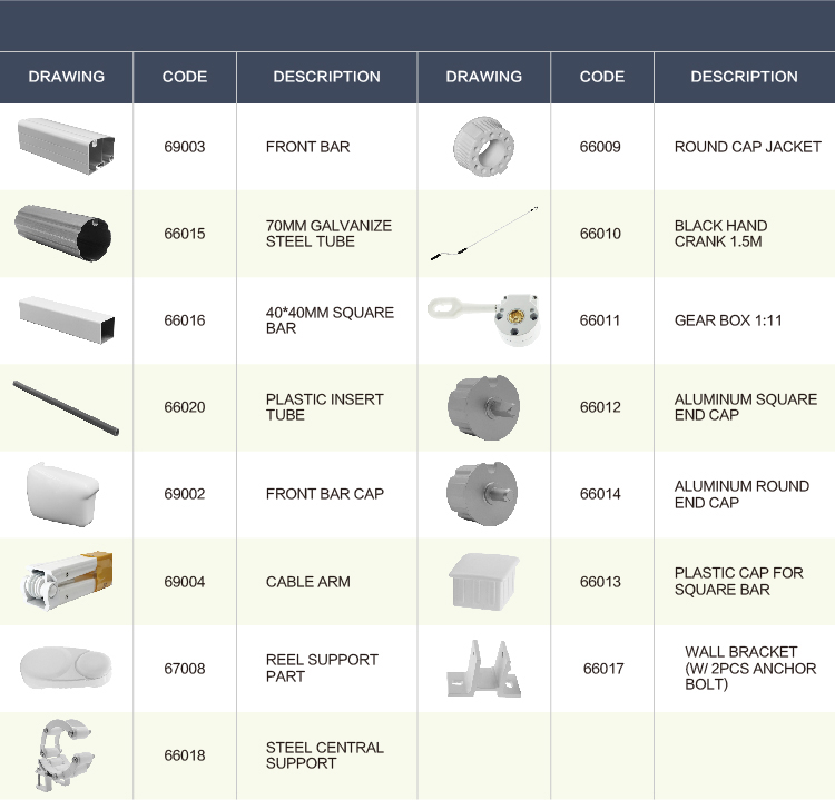 A900 Awning